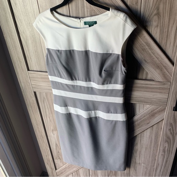 Ralph Lauren Cap Sleeve Sheath Dress - Picture 3 of 6